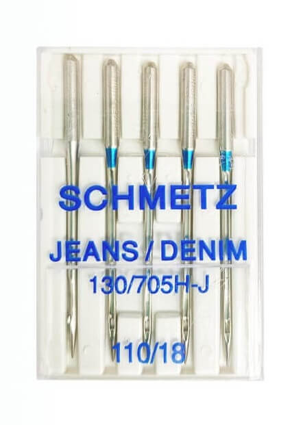 Иглы Schmetz Джинс №110, в боксе, 5 шт.