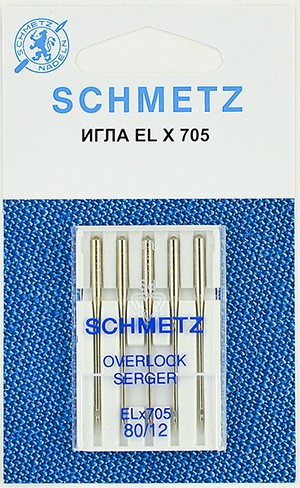 Иглы Schmetz №80, 5 шт.