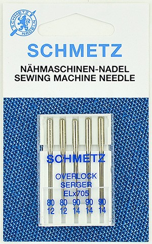 Иглы Schmetz №80-90, 5 шт.